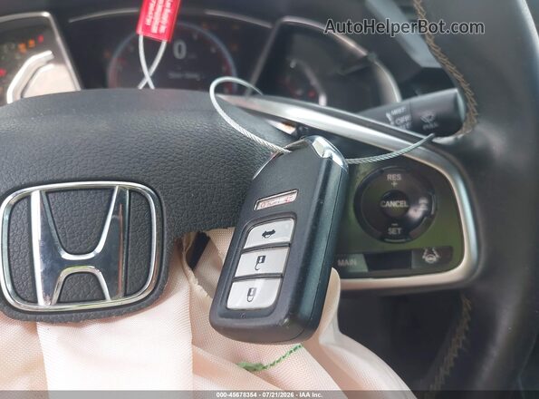 2HGFC2E85LH528517 2020 HONDA CIVIC Серебряный Вид панели приборов