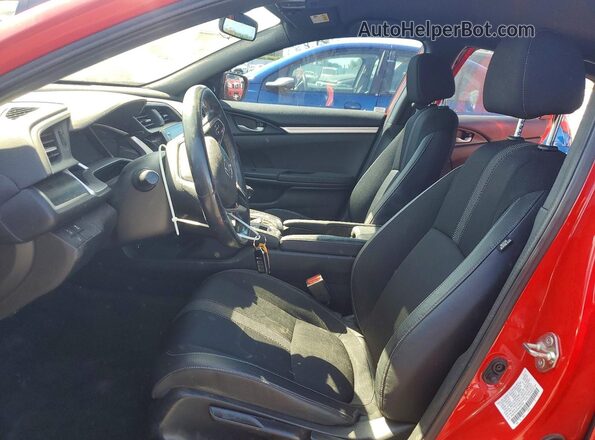 2HGFC2E87KH522006 2019 HONDA CIVIC Red Widok wnętrza z przodu