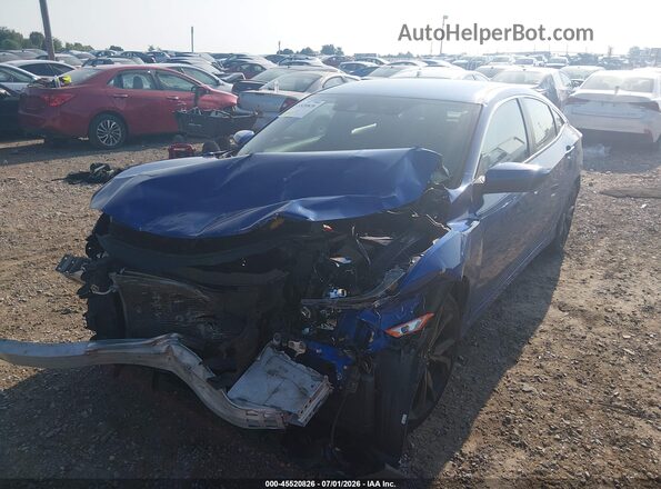 2HGFC2E87LH503683 2020 HONDA CIVIC Синий Вид спереди