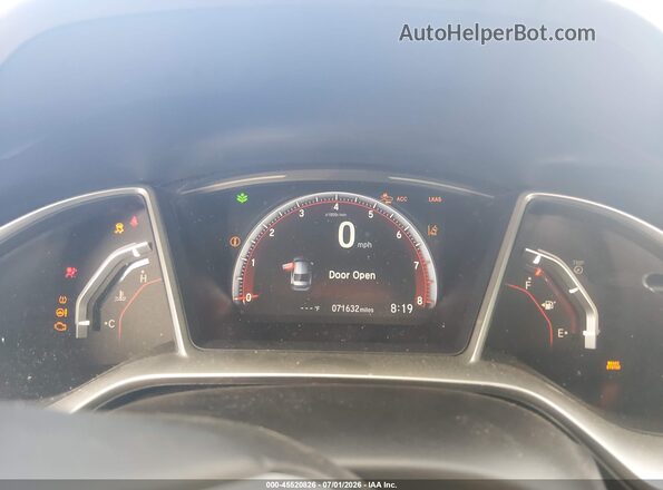2HGFC2E87LH503683 2020 HONDA CIVIC Синий Вид задних сидений