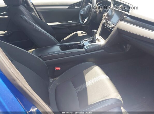 2HGFC2E88LH575167 2020 HONDA CIVIC Blue Widok wnętrza z przodu