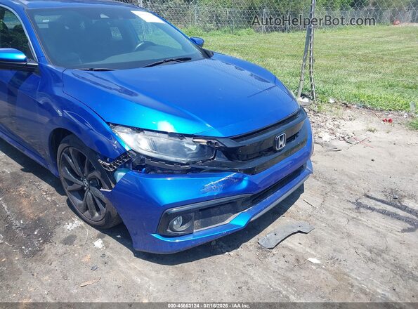 2HGFC2E88LH575167 2020 HONDA CIVIC Blue Widok z przodu