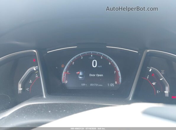 2HGFC2E88LH575167 2020 HONDA CIVIC Blue Widok tylnych siedzeń