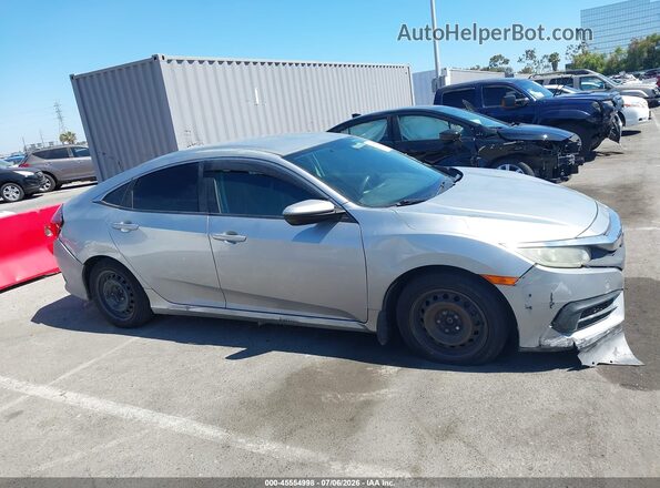 2HGFC2F50GH511490 2016 HONDA CIVIC Silver Rear interior view