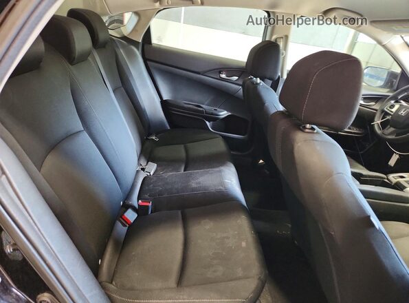 2HGFC2F50GH515328 2016 HONDA CIVIC Black Вид задніх сидінь