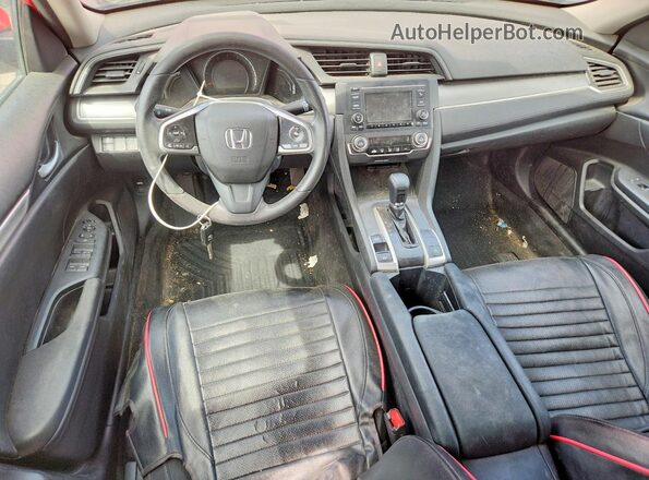 2HGFC2F50GH566912 2016 HONDA CIVIC Красный Вид панели приборов