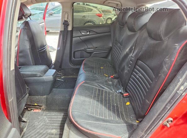 2HGFC2F50GH566912 2016 HONDA CIVIC Красный Вид задних сидений