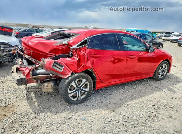 2HGFC2F50GH566912 2016 HONDA CIVIC Красный Задняя правая четверть
