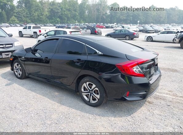 2HGFC2F50GH570006 2016 HONDA CIVIC Black Задня ліва чверть