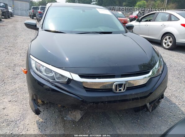 2HGFC2F50GH570006 2016 HONDA CIVIC Black Вид щитка приладів
