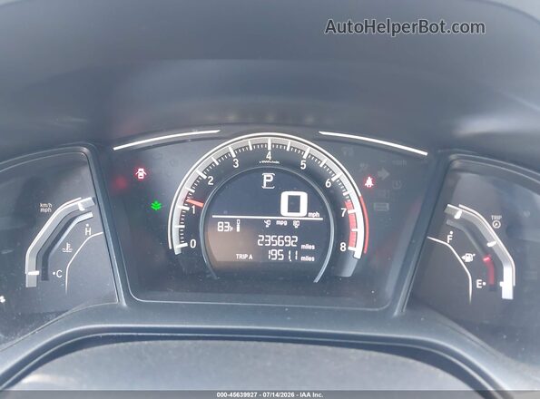 2HGFC2F50HH505707 2017 HONDA CIVIC Dark Blue Rear seats view