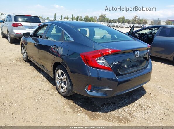 2HGFC2F50HH505707 2017 HONDA CIVIC Dark Blue Rear left