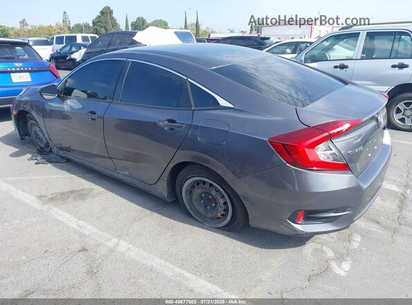 2HGFC2F50HH507554 2017 HONDA CIVIC Серый Задняя левая четверть