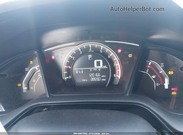 2HGFC2F50HH507554 2017 HONDA CIVIC Серый Вид задних сидений