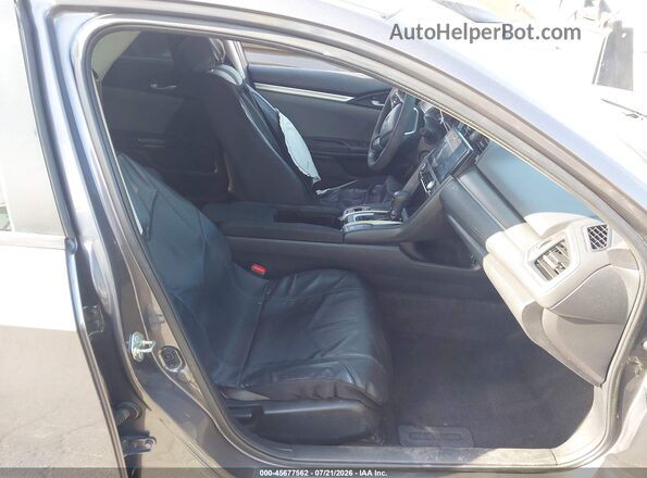 2HGFC2F50HH507554 2017 HONDA CIVIC Серый Вид салона спереди