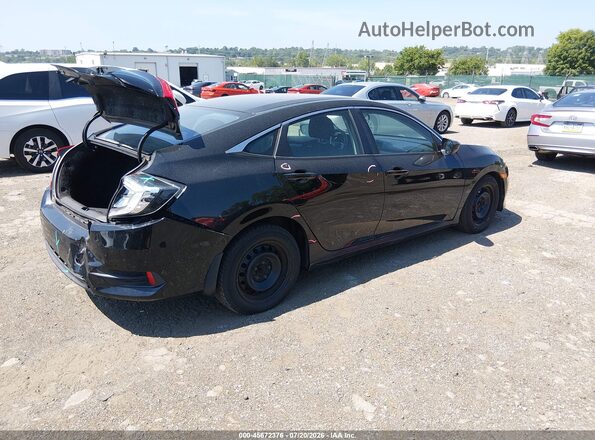 2HGFC2F50HH519185 2017 HONDA CIVIC Черный Задняя правая четверть