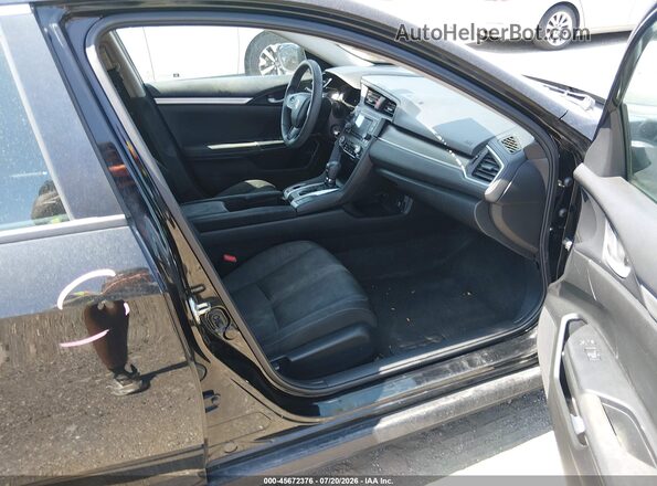 2HGFC2F50HH519185 2017 HONDA CIVIC Черный Вид салона спереди