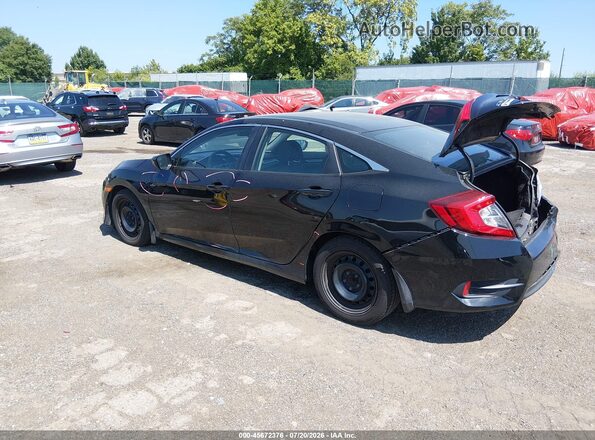 2HGFC2F50HH519185 2017 HONDA CIVIC Черный Задняя левая четверть