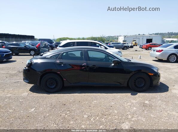 2HGFC2F50HH519185 2017 HONDA CIVIC Черный Вид задней части салона