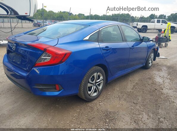 2HGFC2F50HH525827 2017 HONDA CIVIC Blue Trasero derecho
