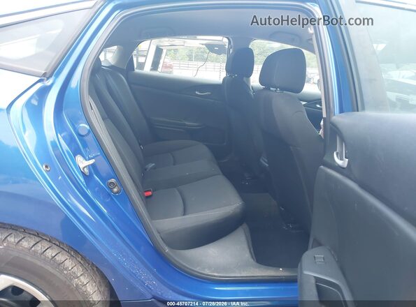 2HGFC2F50HH525827 2017 HONDA CIVIC Blue Vista de la etiqueta del VIN