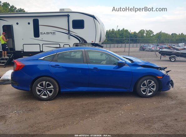 2HGFC2F50HH525827 2017 HONDA CIVIC Blue Vista interior trasera