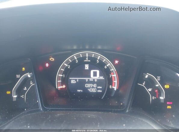 2HGFC2F50HH525827 2017 HONDA CIVIC Blue Vista de los asientos traseros
