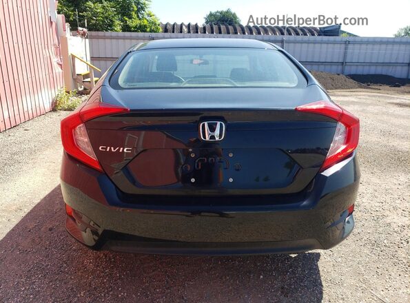 2HGFC2F50JH000692 2018 HONDA CIVIC Black Vista trasera