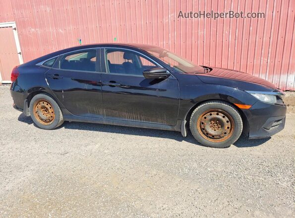 2HGFC2F50JH000692 2018 HONDA CIVIC Black Delantero derecho