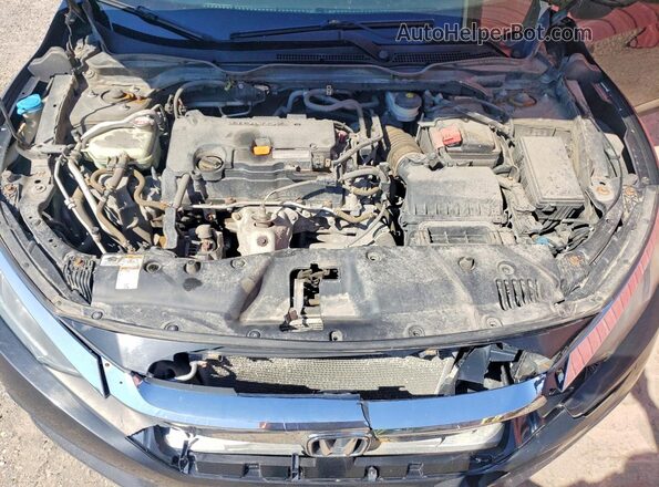 2HGFC2F50JH000692 2018 HONDA CIVIC Black Vista interior trasera