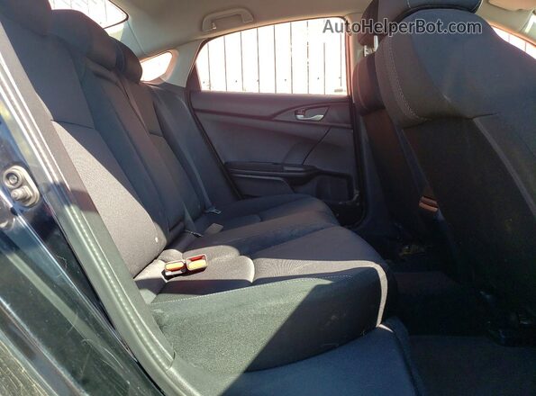 2HGFC2F50JH000692 2018 HONDA CIVIC Black Vista de los asientos traseros
