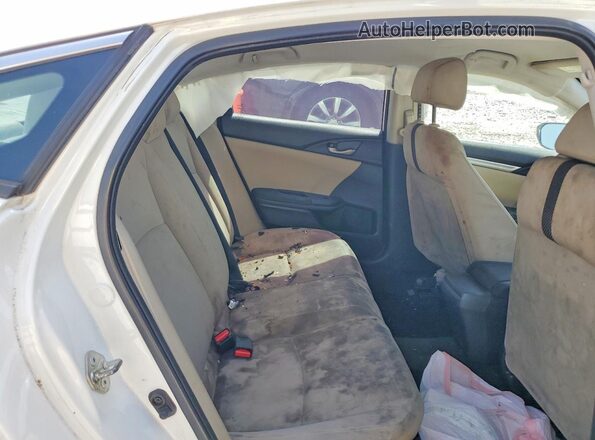 2HGFC2F50JH531052 2018 HONDA CIVIC Белый Вид задних сидений