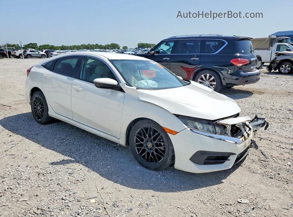 2HGFC2F50JH531052 2018 HONDA CIVIC Белый Передняя правая четверть
