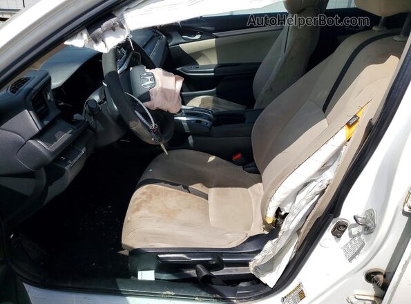 2HGFC2F50JH531052 2018 HONDA CIVIC Белый Вид салона спереди