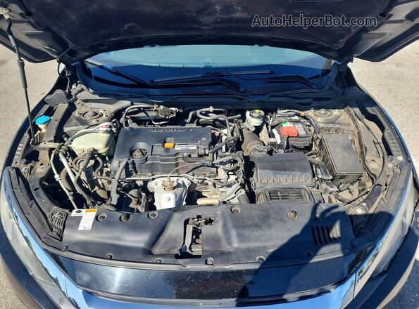 2HGFC2F50JH535571 2018 HONDA CIVIC Black Սալոնի հետևի տեսք