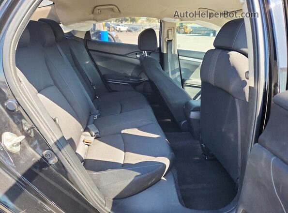 2HGFC2F50JH535571 2018 HONDA CIVIC Black Հետևի նստատեղերի տեսք