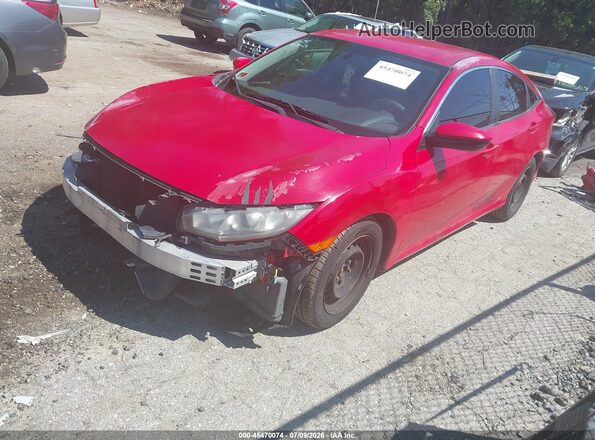 2HGFC2F50JH552905 2018 HONDA CIVIC Красный Передняя левая четверть