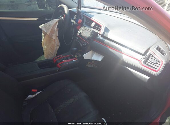 2HGFC2F50JH552905 2018 HONDA CIVIC Красный Вид салона спереди