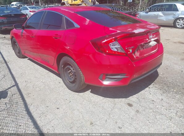 2HGFC2F50JH552905 2018 HONDA CIVIC Красный Задняя левая четверть