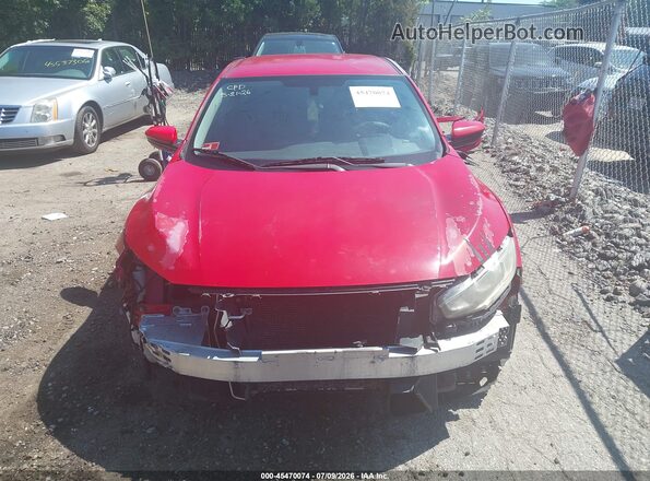 2HGFC2F50JH552905 2018 HONDA CIVIC Красный Вид задней части салона