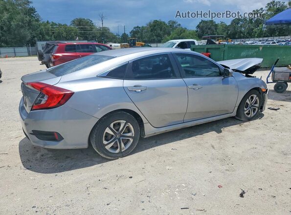 2HGFC2F50JH564567 2018 HONDA CIVIC Серебряный Задняя правая четверть