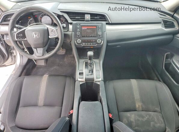 2HGFC2F50JH564567 2018 HONDA CIVIC Серебряный Вид панели приборов