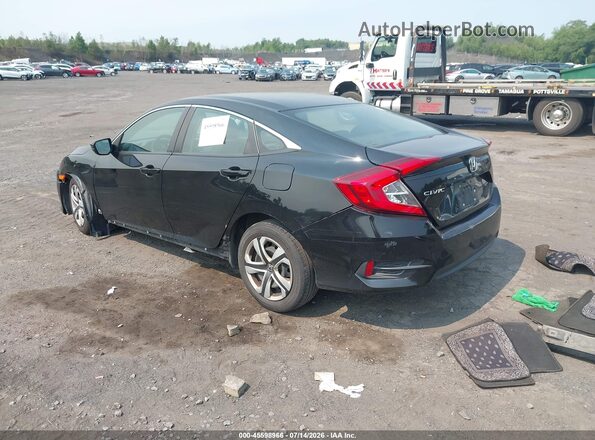 2HGFC2F50JH565573 2018 HONDA CIVIC Black Tył lewy