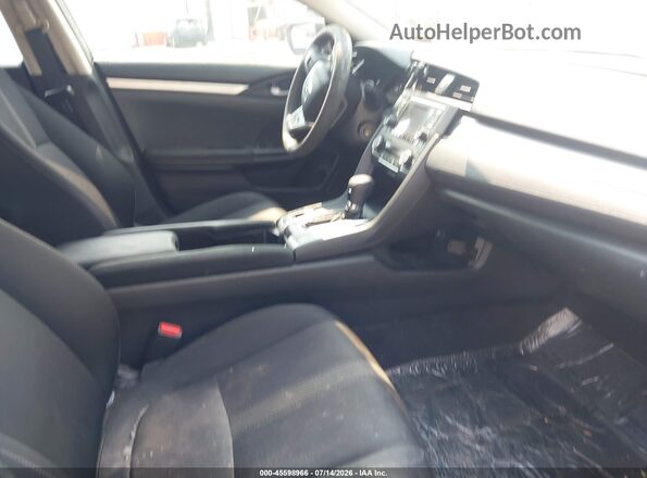 2HGFC2F50JH565573 2018 HONDA CIVIC Black Widok wnętrza z przodu