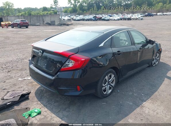 2HGFC2F50JH565573 2018 HONDA CIVIC Black Tył prawy