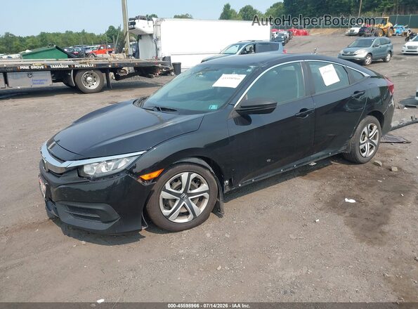 2HGFC2F50JH565573 2018 HONDA CIVIC Black Przód lewy
