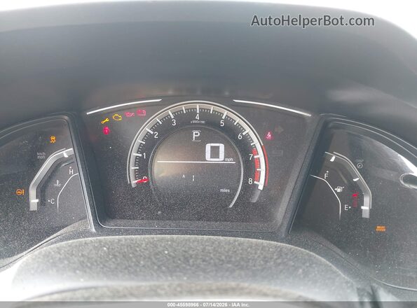 2HGFC2F50JH565573 2018 HONDA CIVIC Black Widok tylnych siedzeń
