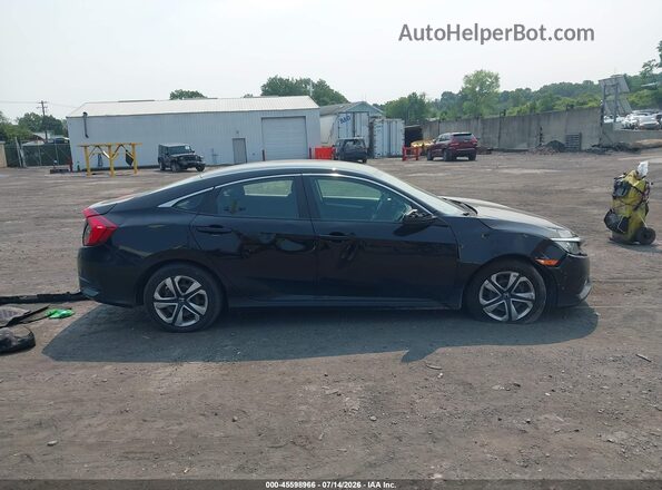 2HGFC2F50JH565573 2018 HONDA CIVIC Black Widok wnętrza z tyłu
