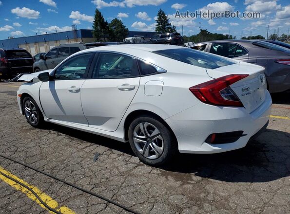 2HGFC2F50JH601794 2018 HONDA CIVIC White Հետևի ձախ