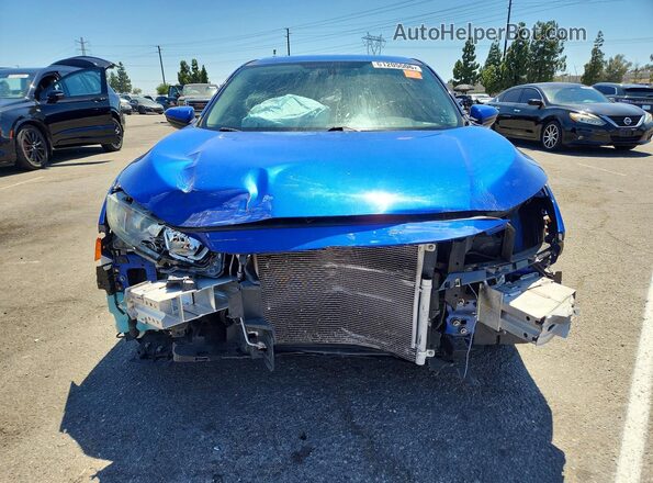 2HGFC2F50JH604663 2018 HONDA CIVIC Blue Front view